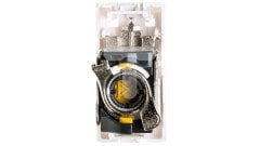 076573 RJ45 Cat6A STP, 1 modül, beyaz