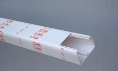 010412 Geliştirilebilir DLP gulot 50 x 80mm Kanal - beyaz