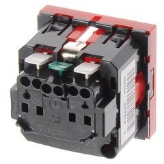 077218 Sistem Armada Alman standartı topraklı otomatik bağ. priz, 2P+T, kırmızı