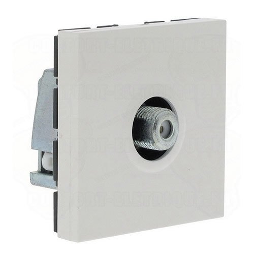 078780 Sistem Armada \'\'F\'\' tipi TV priz - Beyaz - 2modül