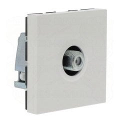 078780 Sistem Armada \'\'F\'\' tipi TV priz - Beyaz - 2modül