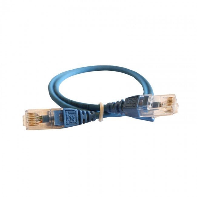 051545 HD PATCH CORD CAT6 U/UTP 0,5M LSZH MAVİ