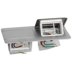 054012 6 (2x3) modül Donatılabilir masa veya döşeme altı buat mat alüminyum renk
