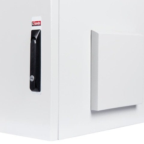LN-SBO-IP5512U6060-LG 12U 19'' SafeBox IP55 outdoor cabinet enclosure W=600 mm D=600 mm