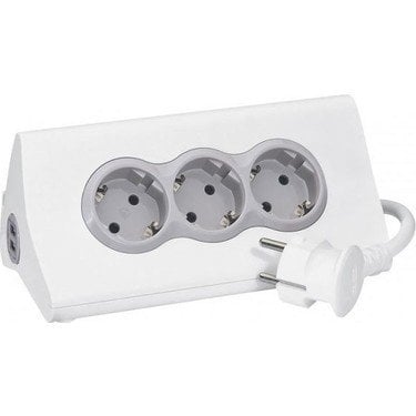 694810 LEGRAND 3 Priz + 2 USB li 1,5 Metre Kablolu Grup Priz